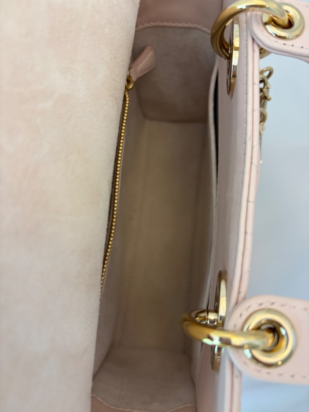 ABC Small Christian Dior Pink Lambskin Bag – Authentic Luxury Icon - Picture 15 of 17